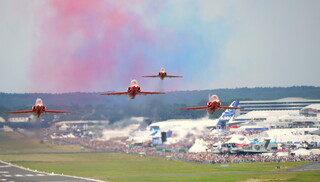 Red Arrows take-off