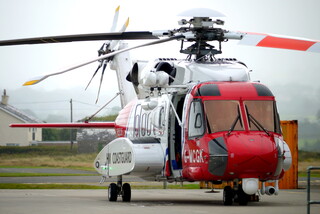 Coastguard helicopter