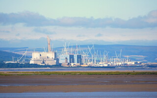 Hinkley Point nuclear power station under construction